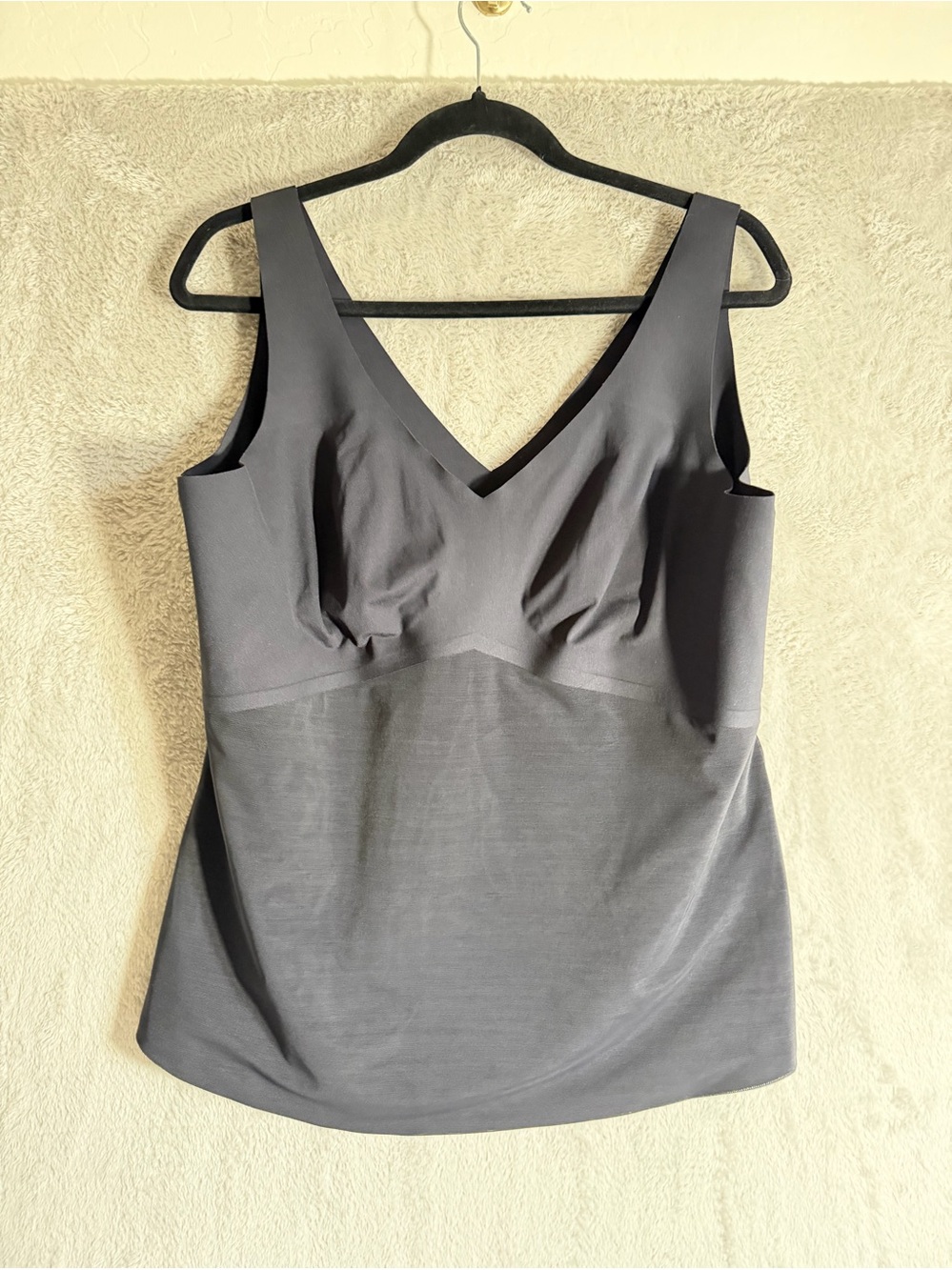 Honeylove lift Shapeware V-Neck Black Tank Top 3X